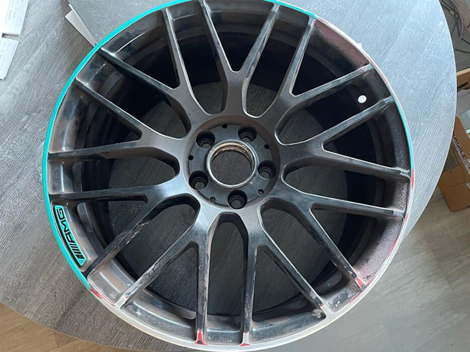 Powder Coating Alloy Wheels